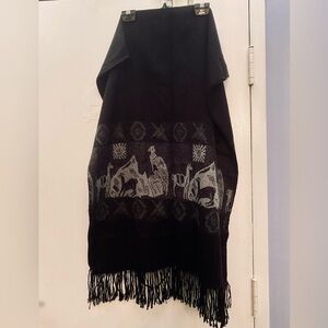 Alpaca wool pashmina from Peru 🩶